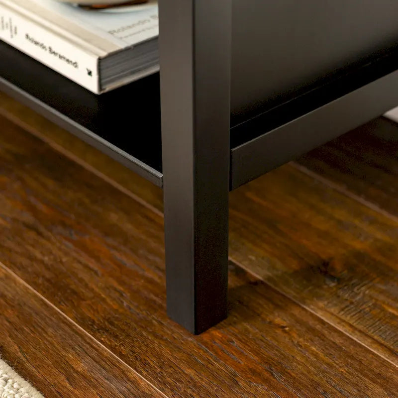 Tables de chevet modernes à 1 tiroir en bois massif, lot de 2