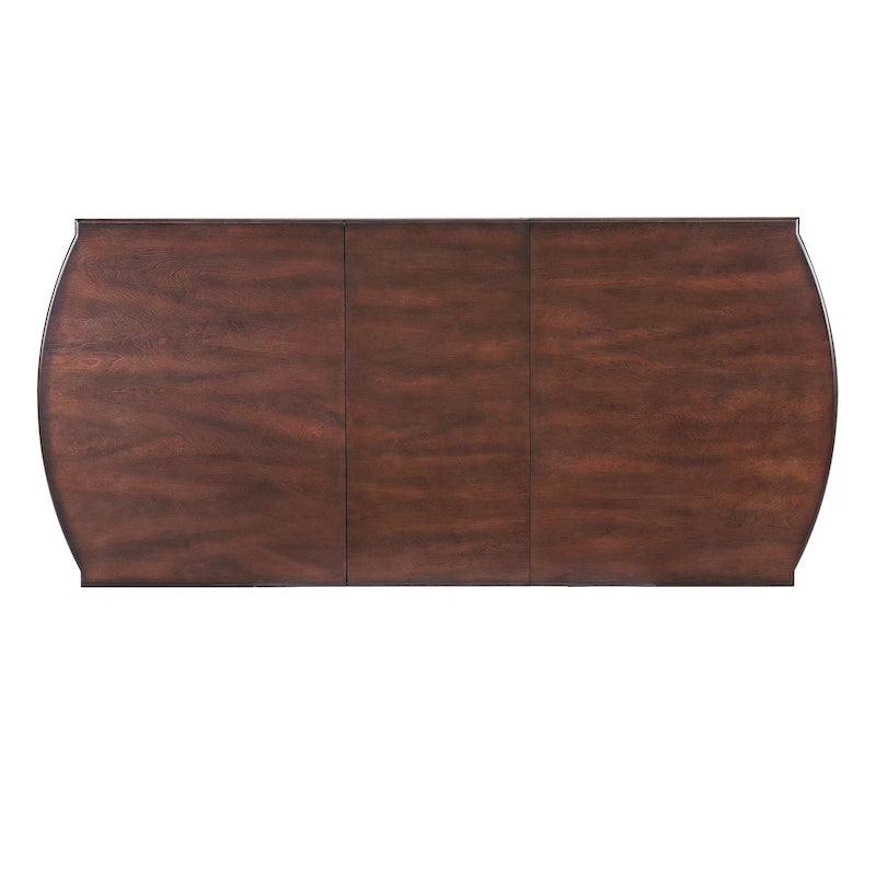 60-78 Extendable Dining Table, Farmhouse Wooden Kitchen Table with Removable Leaf, Large Expanding Table for 4-8