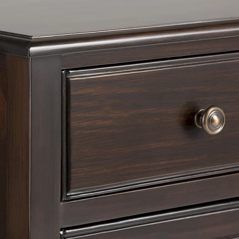 Meuble de rangement d'entrée traditionnel en bois massif de 40 po de large - 40 po l x 15 po p x 36 po h