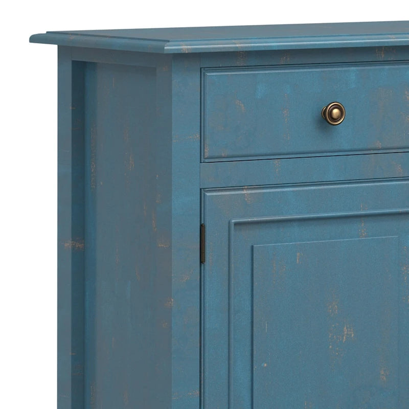 Meuble de rangement d'entrée traditionnel en bois massif de 40 po de large - 40 po l x 15 po p x 36 po h