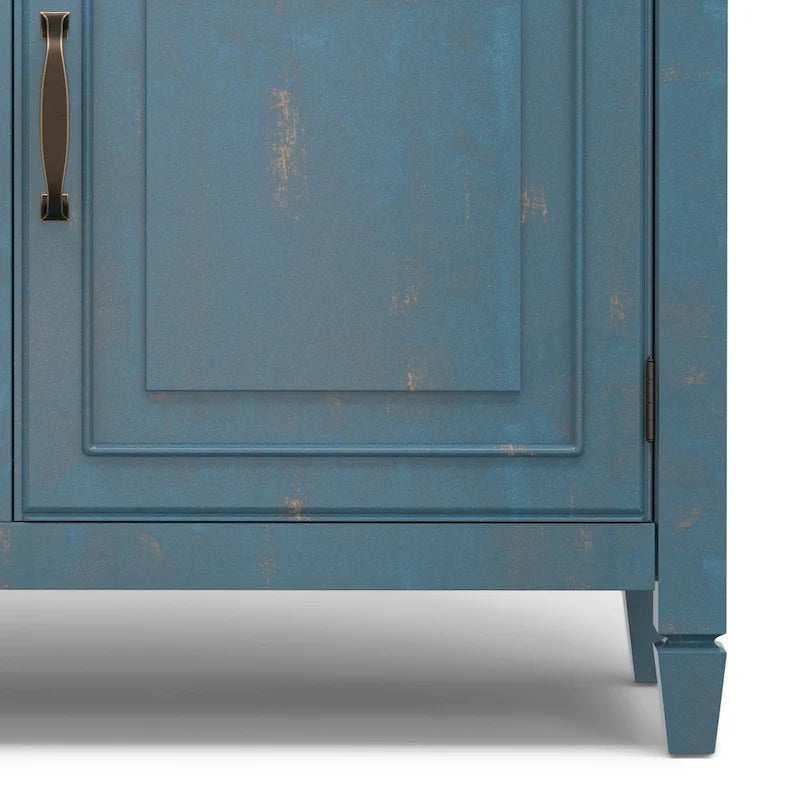 Meuble de rangement d'entrée traditionnel en bois massif de 40 po de large - 40 po l x 15 po p x 36 po h
