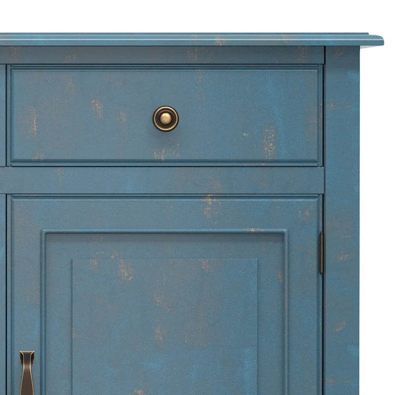 Meuble de rangement d'entrée traditionnel en bois massif de 40 po de large - 40 po l x 15 po p x 36 po h
