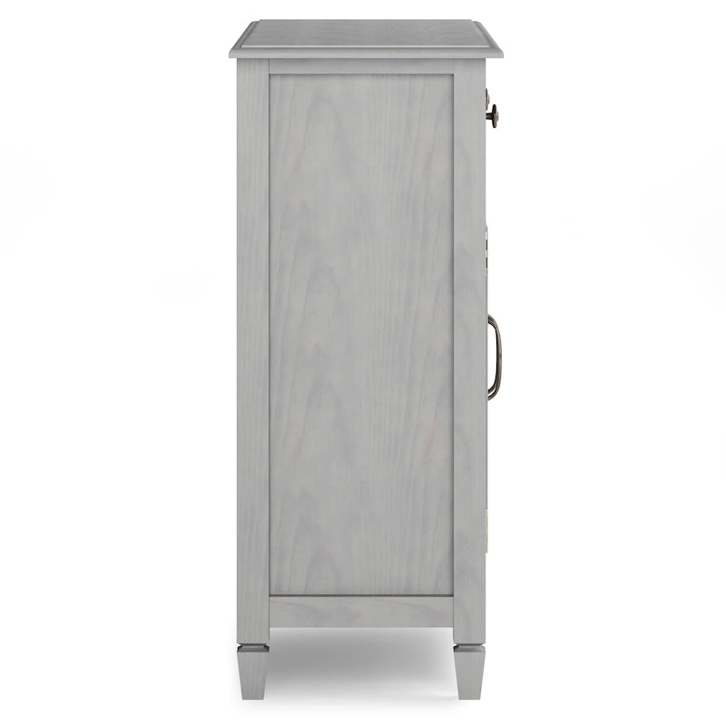 Meuble de rangement d'entrée traditionnel en bois massif de 40 po de large - 40 po l x 15 po p x 36 po h
