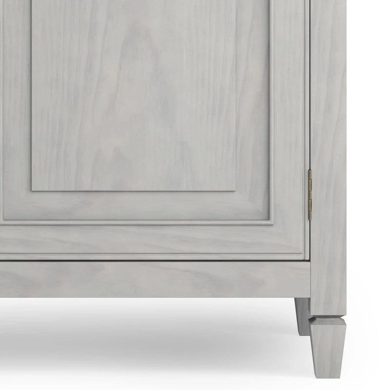Meuble de rangement d'entrée traditionnel en bois massif de 40 po de large - 40 po l x 15 po p x 36 po h