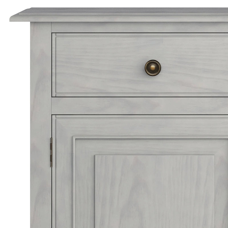 Meuble de rangement d'entrée traditionnel en bois massif de 40 po de large - 40 po l x 15 po p x 36 po h