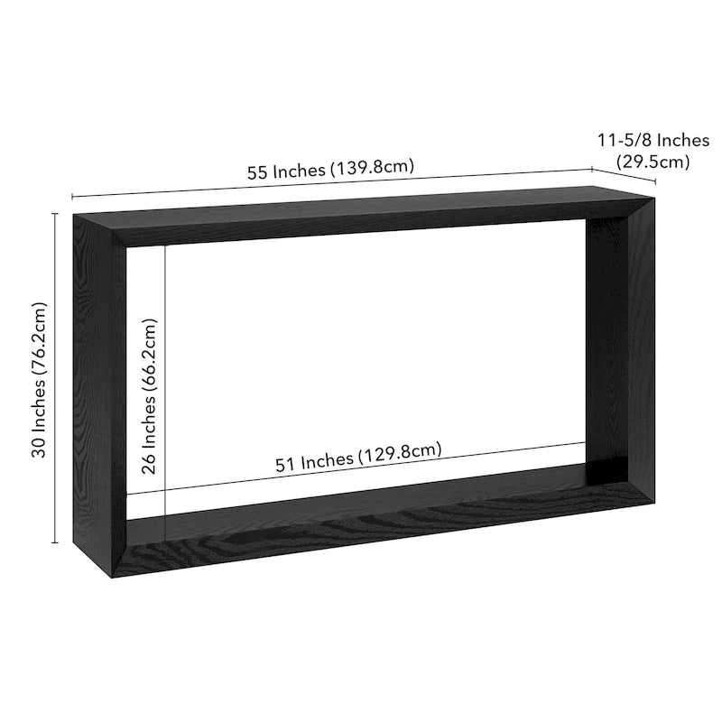 Console rectangulaire de 55 po de largeur – 55 po de largeur