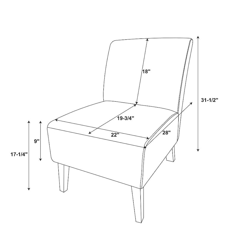 Fauteuil d'appoint Porch & Den Bonner avec texte imprimé