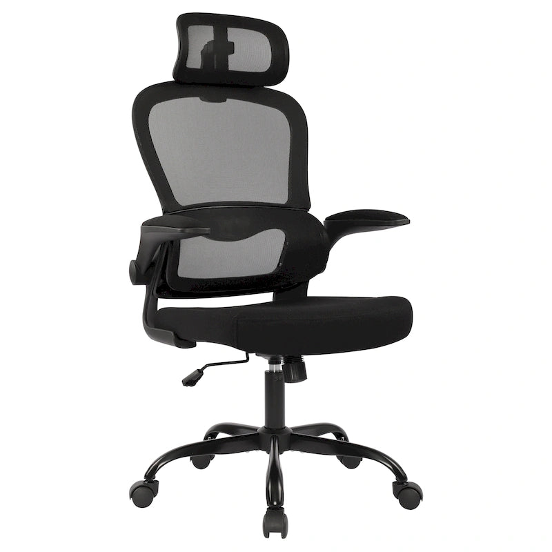 Chaise de bureau à domicile Chaise d'ordinateur en maille Chaise de bureau ergonomique à dossier haut