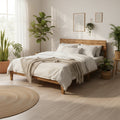 Priage by Zinus 10-inch Wood Platform Bed with Headboard
