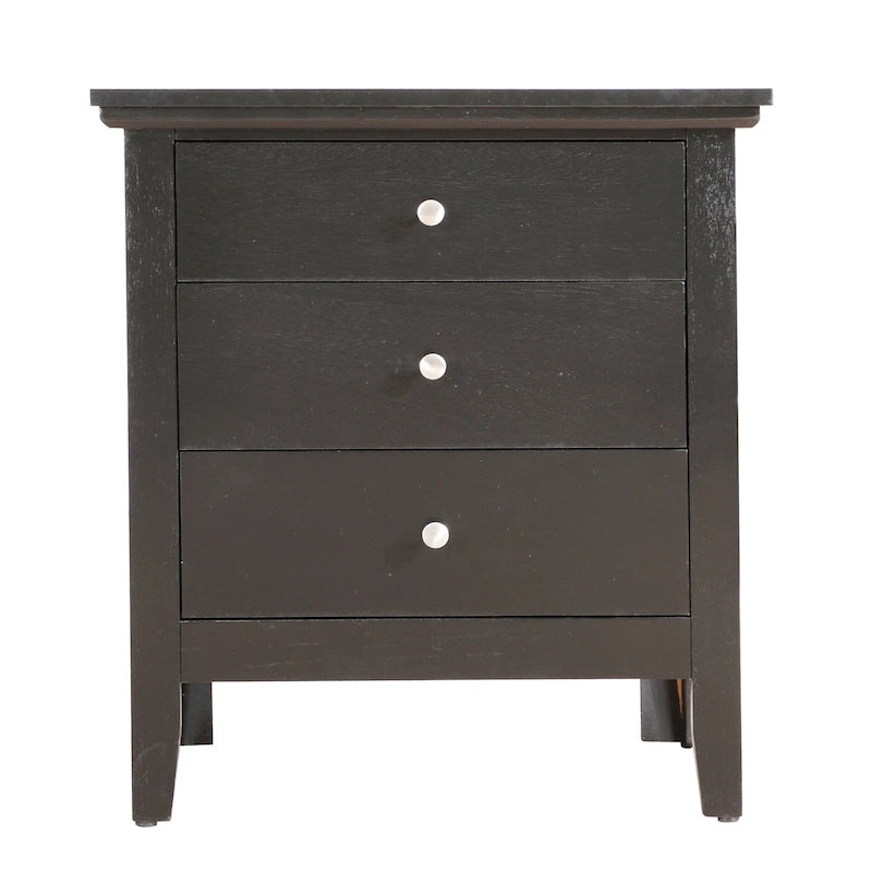 Table de chevet à 3 tiroirs (66 cm H x 61 cm L x 46 cm P)