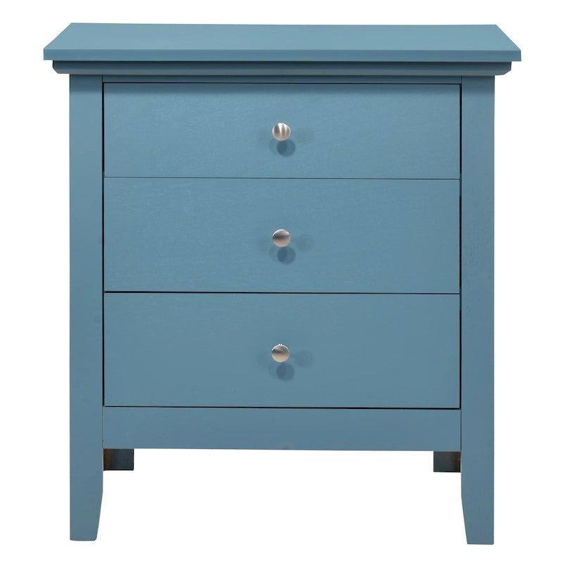 Table de chevet à 3 tiroirs (66 cm H x 61 cm L x 46 cm P)