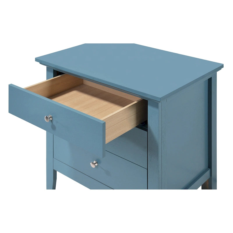 Table de chevet à 3 tiroirs (66 cm H x 61 cm L x 46 cm P)