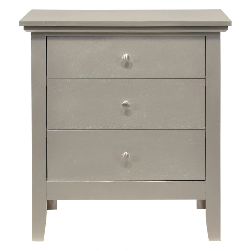 Table de chevet à 3 tiroirs (66 cm H x 61 cm L x 46 cm P)
