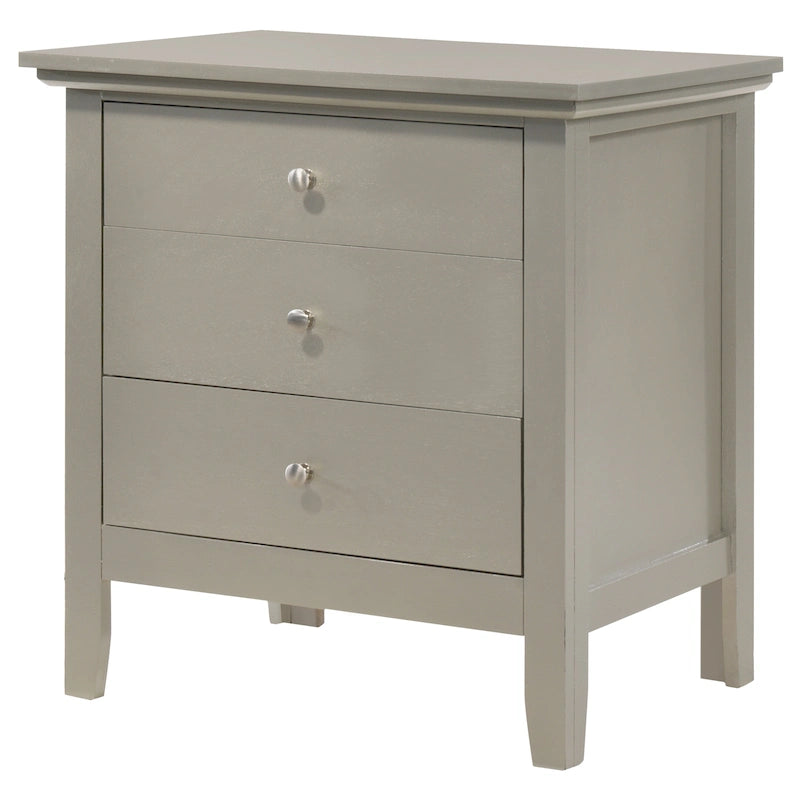 Table de chevet à 3 tiroirs (66 cm H x 61 cm L x 46 cm P)