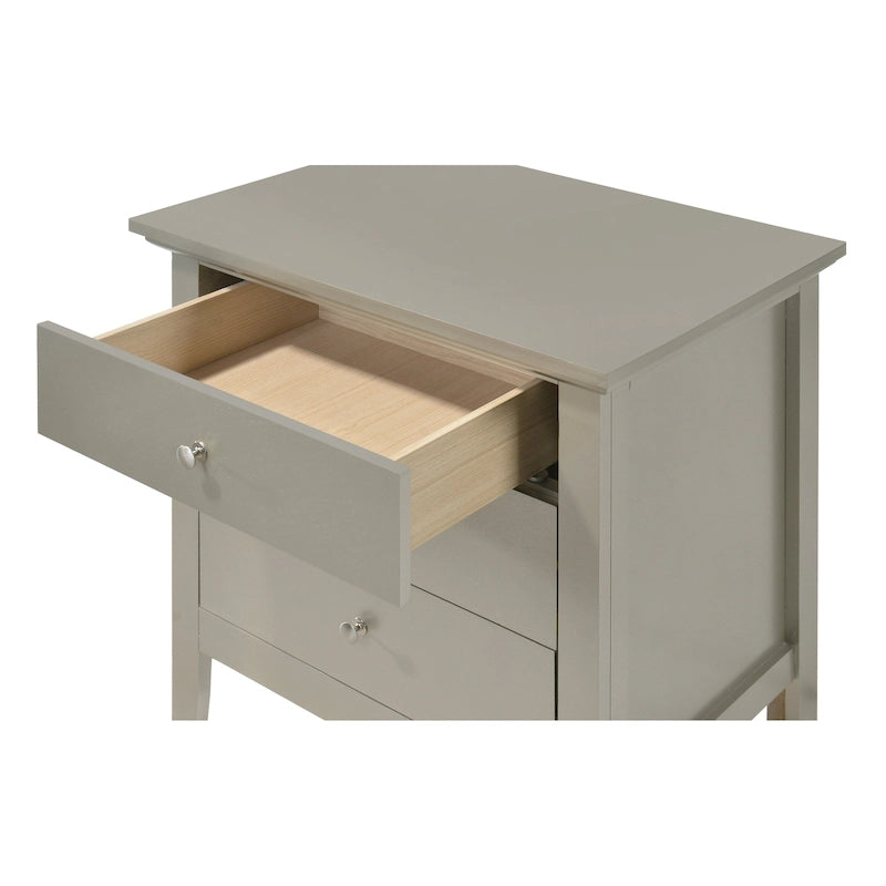 Table de chevet à 3 tiroirs (66 cm H x 61 cm L x 46 cm P)