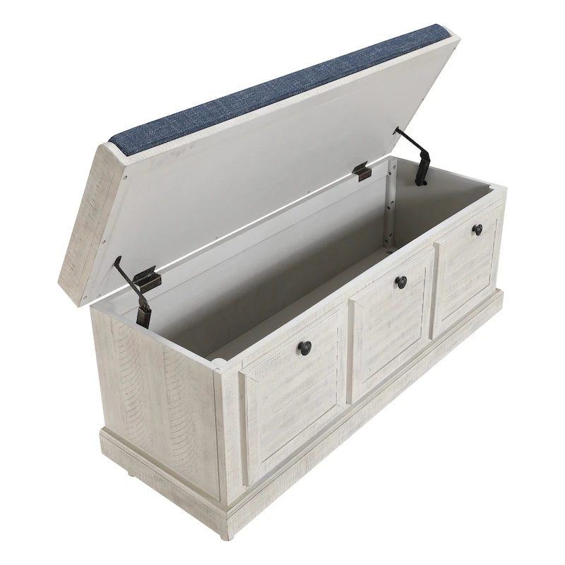 Le banc de rangement The Gray Barn