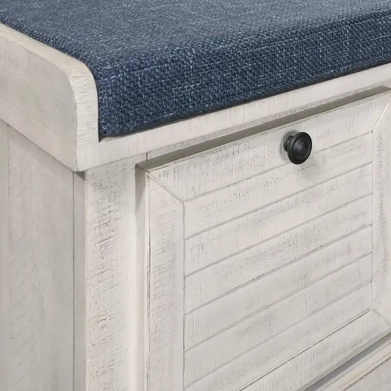 Le banc de rangement The Gray Barn