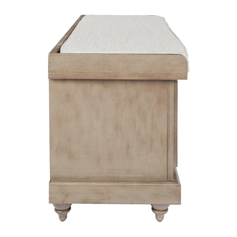 Le banc de rangement The Gray Barn