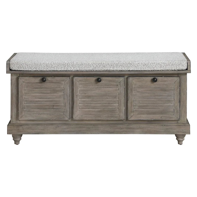 Le banc de rangement The Gray Barn