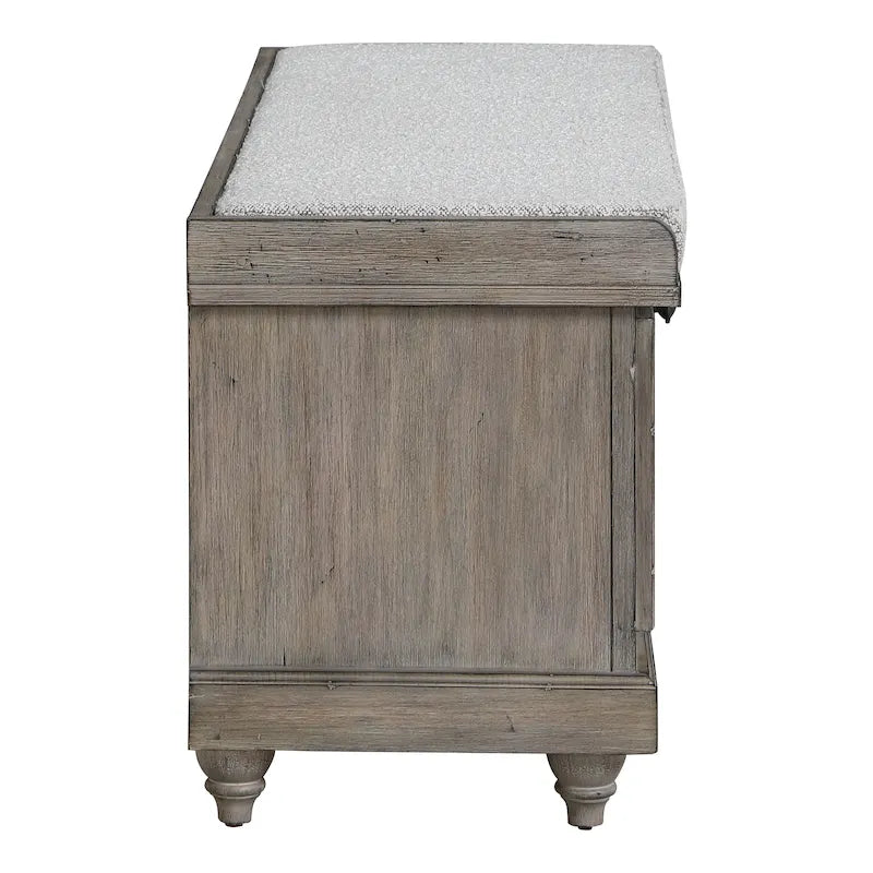 Le banc de rangement The Gray Barn