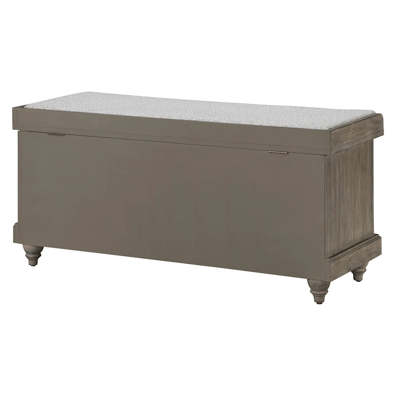Le banc de rangement The Gray Barn