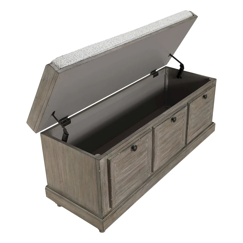 Le banc de rangement The Gray Barn