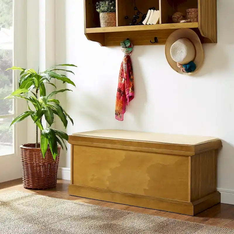 Banc de rangement d'entrée - 42 L x 16,5 P x 18,25 H