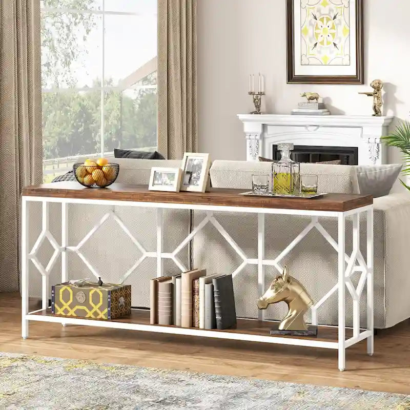 Table console et canapé d'appoint extra-longue de 70,9 pouces pour entrée et salon