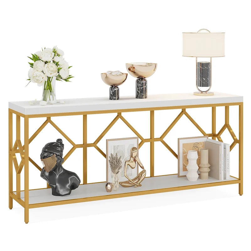 Table console et canapé d'appoint extra-longue de 70,9 pouces pour entrée et salon