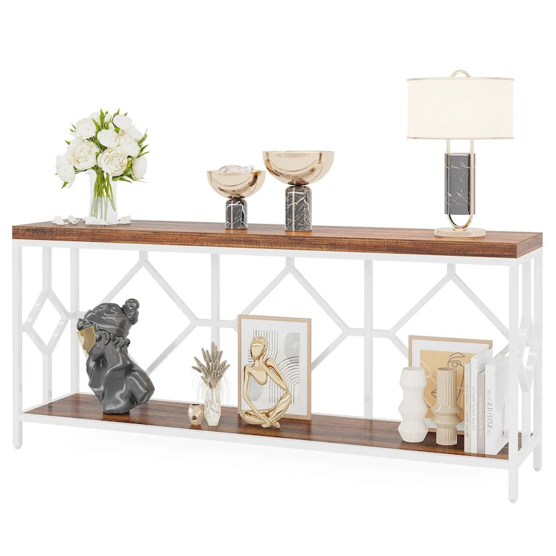 Table console et canapé d'appoint extra-longue de 70,9 pouces pour entrée et salon