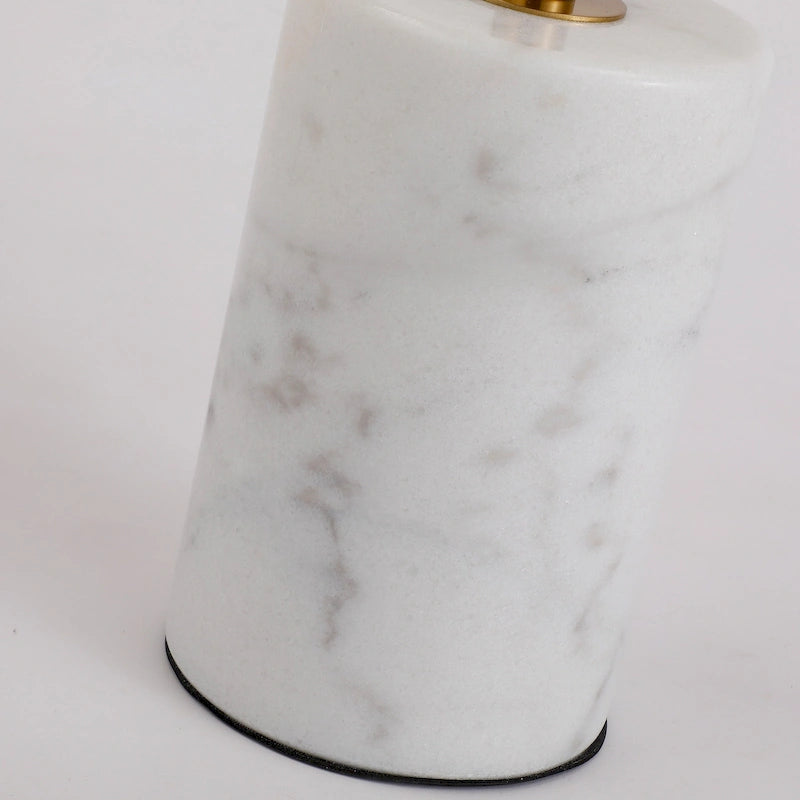 Table d'appoint ronde avec base en marbre, table d'appoint circulaire pour salon ou chevet