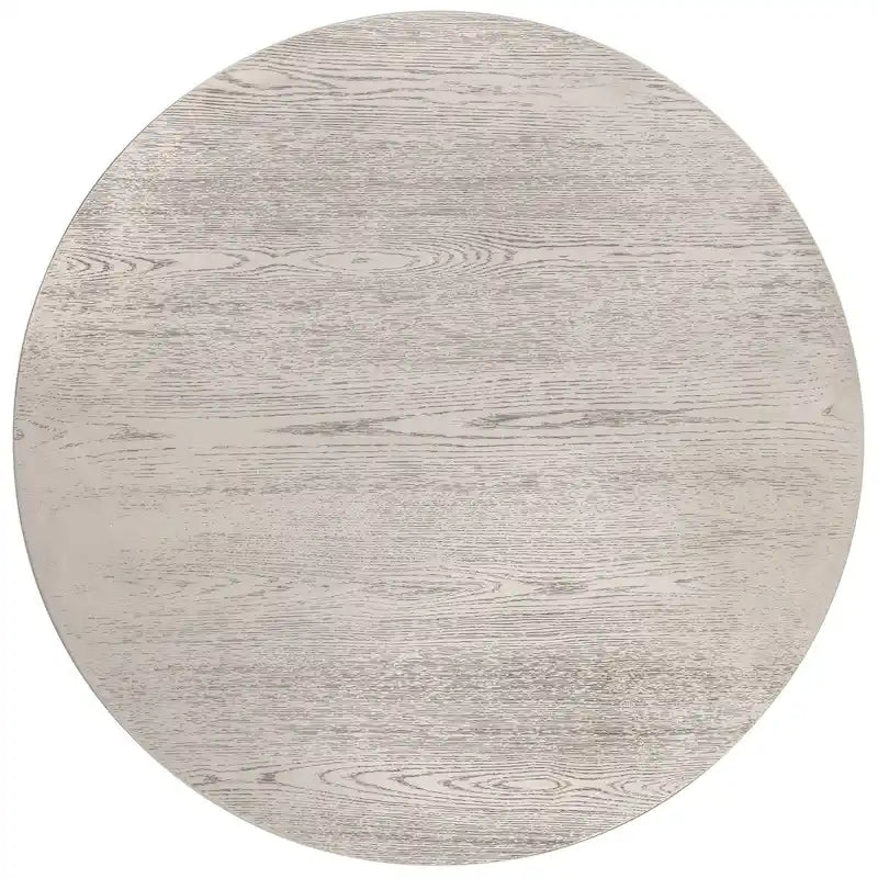 Table basse ronde en bois - 40 po larg. x 40 po prof. x 18 po haut. - 40 larg. x 40 prof. x 18 haut.