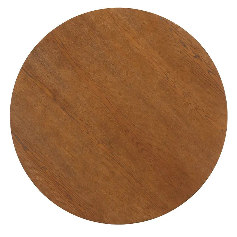 Table basse ronde en bois - 40 po larg. x 40 po prof. x 18 po haut. - 40 larg. x 40 prof. x 18 haut.