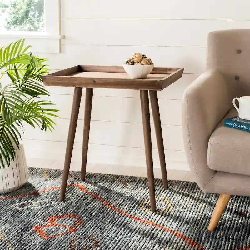 Table d'appoint avec plateau - 24Wx16Px25H
