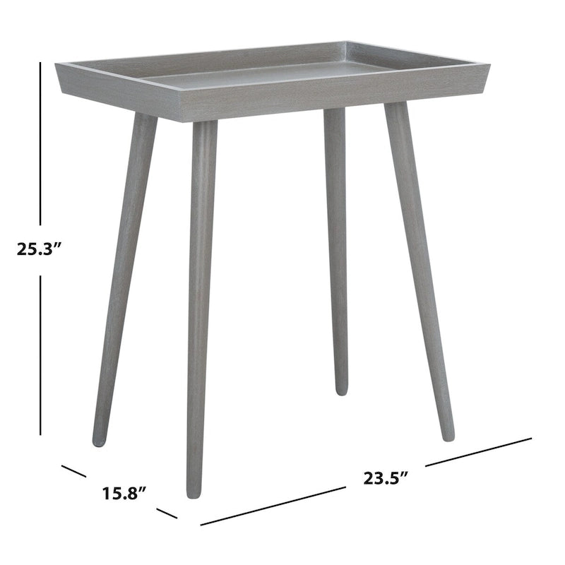 Table d'appoint avec plateau - 24Wx16Px25H