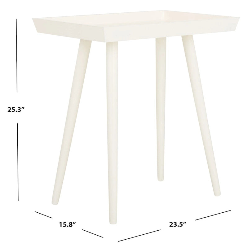 Table d'appoint avec plateau - 24Wx16Px25H