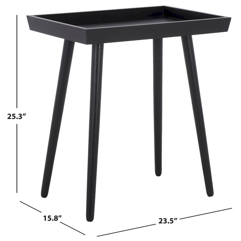 Table d'appoint avec plateau - 24Wx16Px25H