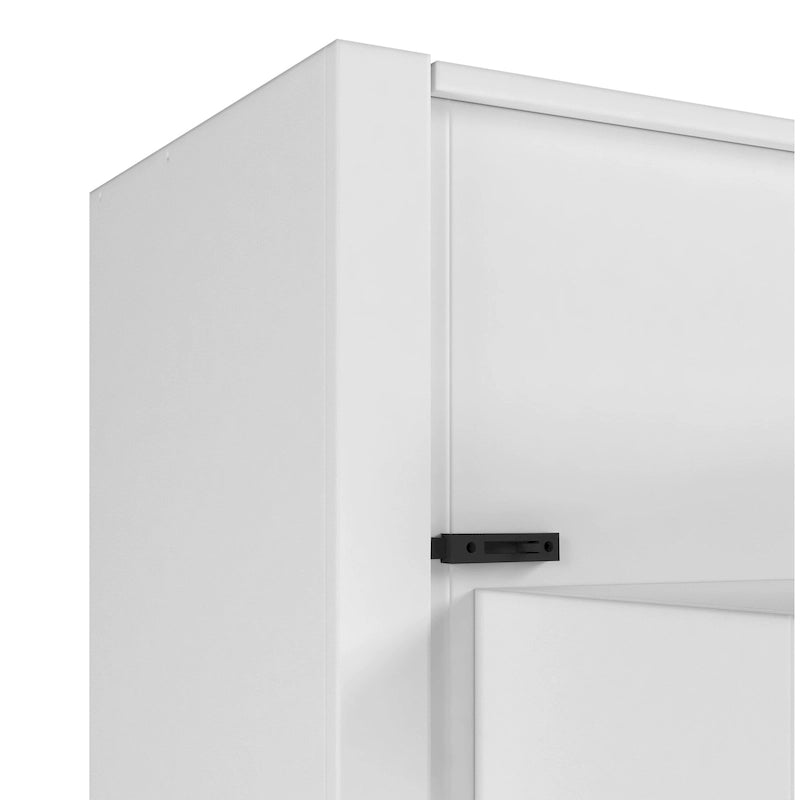 Lit escamotable contemporain Queen size Brésilien avec étagère