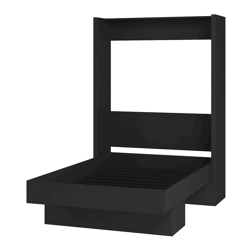 Lit escamotable contemporain Queen size Brésilien avec étagère