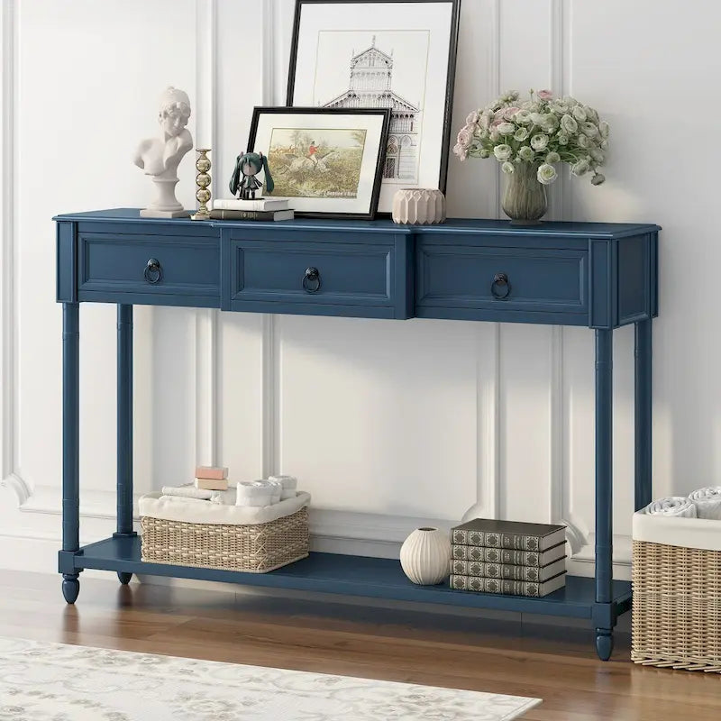 Console Table - Table d'appoint pour canapé avec tiroirs pour entrée