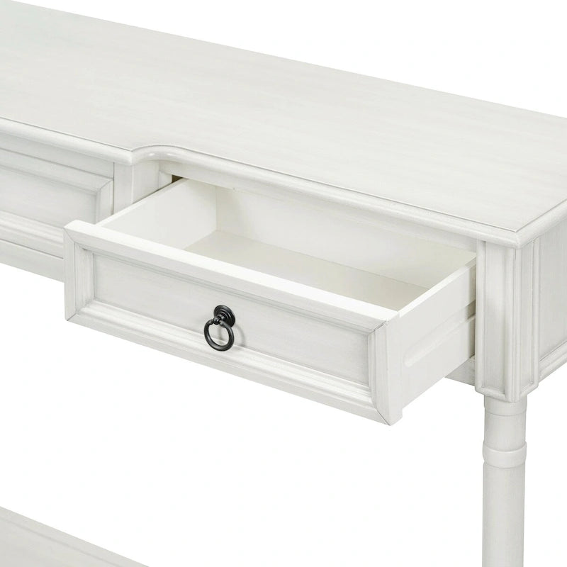 Console Table - Table d'appoint pour canapé avec tiroirs pour entrée