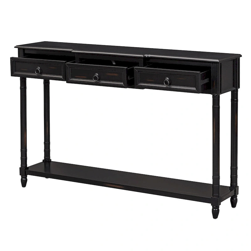 Console Table - Table d'appoint pour canapé avec tiroirs pour entrée