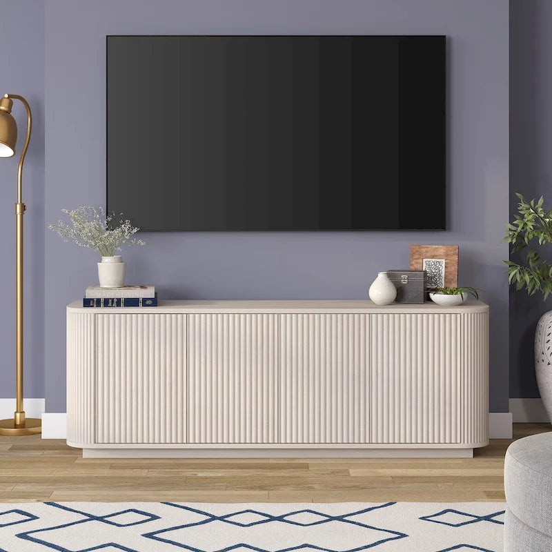 Meuble TV rectangulaire pour téléviseurs jusqu'à 75 po - 68 po de large