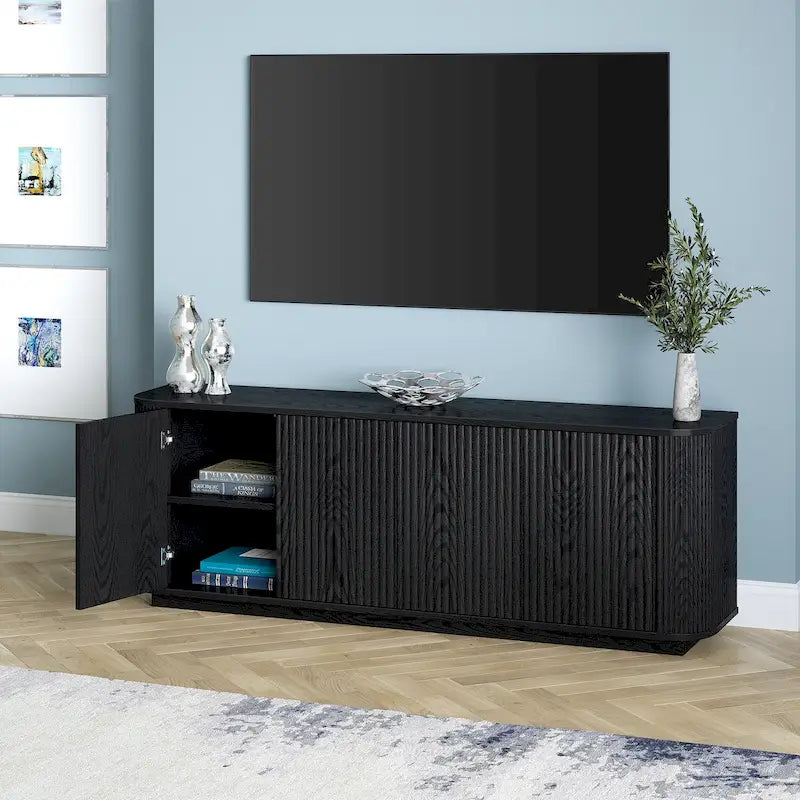 Meuble TV rectangulaire pour téléviseurs jusqu'à 75 po - 68 po de large