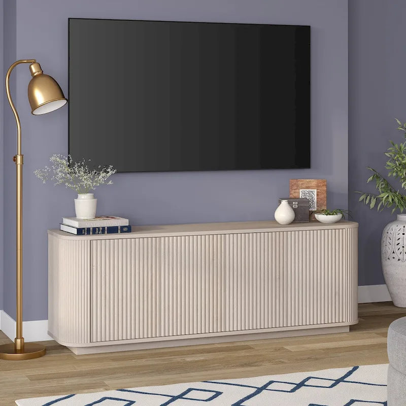 Meuble TV rectangulaire pour téléviseurs jusqu'à 75 po - 68 po de large