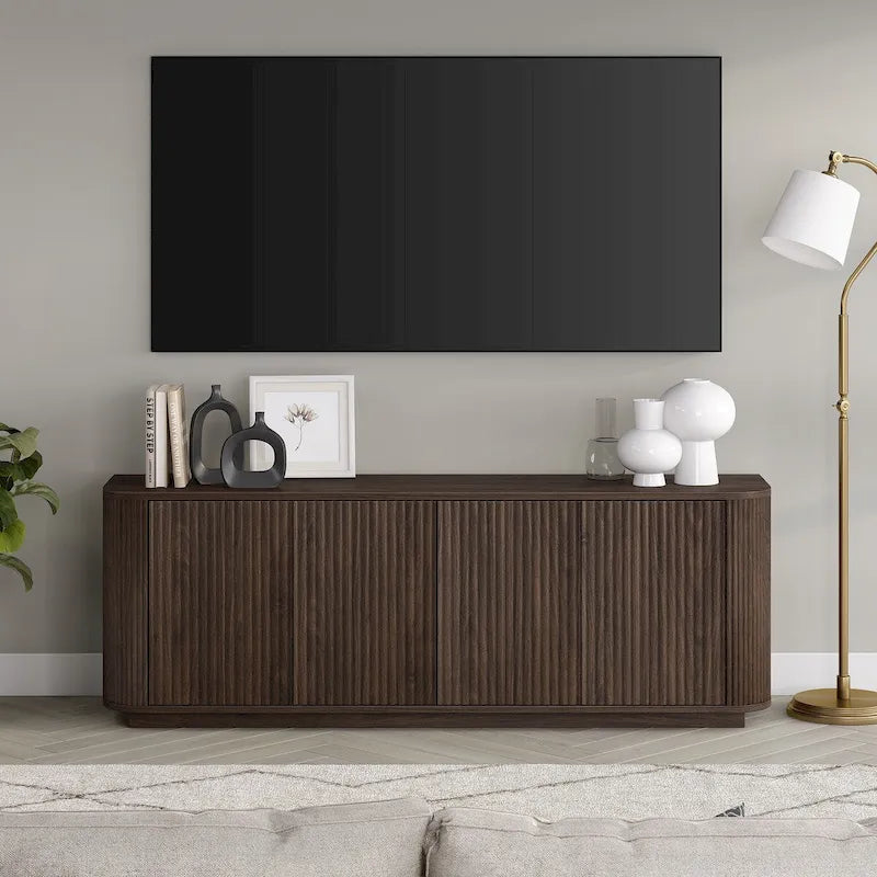 Meuble TV rectangulaire pour téléviseurs jusqu'à 75 po - 68 po de large