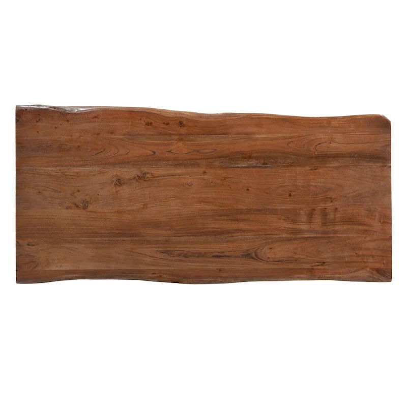 Solid Wood Dining Table - Brown