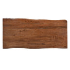 Solid Wood Dining Table - Brown
